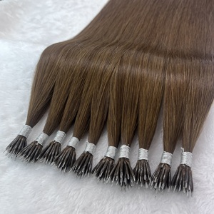 Extensions <span class=keywords><strong>de</strong></span> cheveux humains Luxsea Nano Rings Micro Links, blond naturel, micro-<span class=keywords><strong>perles</strong></span>, boucles, cheveux raides européens - Product Image 3