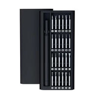 Juego de Destornilladores Magnéticos de Precisión Profesional 24 en 1, Acero Industrial, Duradero, Adaptador Extensible, OEM, 3 Años de Garantía