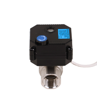 Vanne à boisseau sphérique électrique miniature DN25 2 voies en acier inoxydable 304 avec actionneur, commande manuelle quart de tour à 90 degrés, base OEM, garantie 3 ans