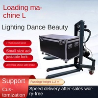 Chariot élévateur monté sur camion, petit éclairage électrique portable, conception de scène, machine de chargement et de déchargement