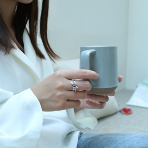 S925 Sterling Silver Zipper Design Index Finger <b>Ring</b> Unisex Light Luxury <b>Open</b> <b>Ring</b> For Men And Women - Product Image 4