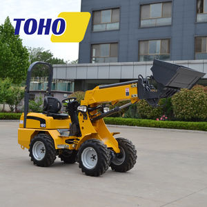 Machines de terrassement Mini chargeuses télescopiques TH180 Chargeuse sur pneus hydraulique Chargeuse rétrocaveuse à vendre - Product Image 4