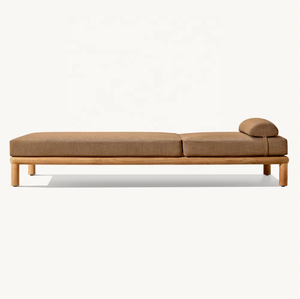 Sassanid Outdoor Artesanía excepcional Patio Muebles de jardín Hotel de lujo Muebles de exterior <span class=keywords><strong>Palma</strong></span> Juego de tumbona de teca maciza - Product Image 4