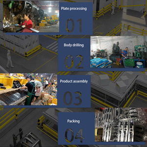 201/304 thép không gỉ cửa kính Clip Tempered cửa kính bản vá phù hợp thiết kế hiện đại - Product Image 5