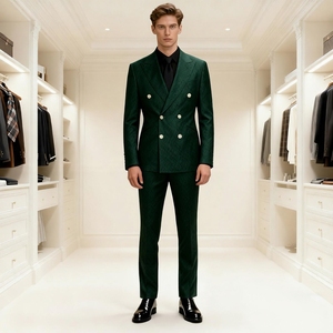 Abito da Uomo in Lana su Misura, Vestito Slim Fit <span class=keywords><strong>per</strong></span> Affari e Matrimoni, Servizio di Alta Qualità <span class=keywords><strong>per</strong></span> Eventi Aziendali - Product Image 1