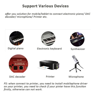 1M Micro tipo <span class=keywords><strong>C</strong></span> <span class=keywords><strong>USB</strong></span> 2,0 macho USB2.0 B macho <span class=keywords><strong>OTG</strong></span> Cable Convertidor para Piano Electrónico impresora decodificador Cables teléfonos móviles PVC - Product Image 5