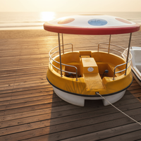 Nouveau design, bateau gonflable en fibre de verre pour ski nautique, couleur personnalisable, capacité 5 personnes, 350 kg, lacs, rivières, usine