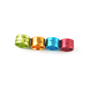 China Leverancier Uitstekende Kanarie Duif Voet Bands Vinken Tag Aluminium Vogel Been Ringen - Product Image 6