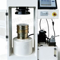 Máquina de ensayo de compresión electrohidráulica 2000kN EN ASTM para cubos y cilindros de hormigón
