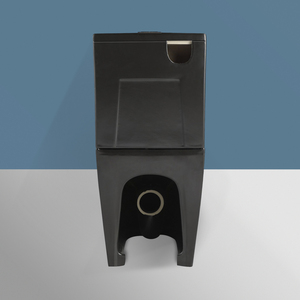 Cuvette de toilette en céramique noire mate deux pièces pour salle de bains Inodoro Australian New Arrival <span class=keywords><strong>Wc</strong></span> économie d'eau articles sanitaires filigrane - Product Image 4