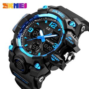 Montres d'athlétisme, montre-bracelet numérique analogique, Camouflage, pupilles, <span class=keywords><strong>Skmei</strong></span> <span class=keywords><strong>1155B</strong></span>, tendance 2020 - Product Image 2