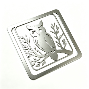 Marcapáginas de Metal Grabado Personalizado con Diseño de Búho, Marcapáginas de Metal con Recorte de Animal para Regalo y Colección - Product Image 2