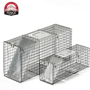 Foldable Wire Mesh Mouse Rat Hamster Rabbit Cat Skunk Fox Squirrel Animal Trap Cage