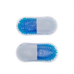 Impacco Freddo/Caldo con Perle di Ghiaccio Medicinali, Materiale PVC Ecologico, Compressa Fredda/Calda a Doppio Uso, Portatile e Pieghevole, 50g - Product Image 1