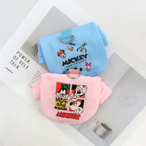 Sudadera con capucha para mascotas Mickey, forrada de lana, con correa para gatos y perros, rosa, azul, negro - Product Image 2