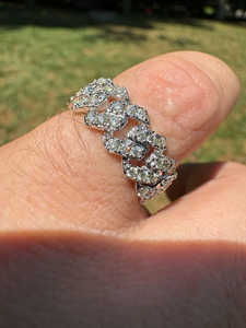 Anillos de Lujo al por Mayor con Moissanita Clásica Creada en Laboratorio de 1.60 CT, Diseño de Cruz, Aleación, Cierre de Caja, Joyería de Fiesta Unisex de Moda - Product Image 5