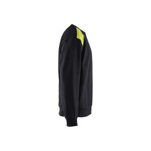 BLAKLADER - 358011589933XXL Sweat Noir/Jaune-EAN 7330509810583 WORK HOODIES - Product Image 3