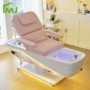 Camas de Spa Coreanas de Lujo para Salón de Belleza, con Respaldo Reclinable, para Pedicura, Baño de Pies y Tratamientos Capilares - Product Image 1