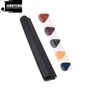 2024 Jingying Music microfono Stand plettri per chitarra in gomma plettri per chitarra - Product Image 4