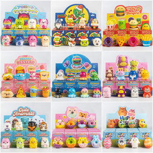 Mini Juguete Antiestrés de PU de Rebote Lento con Forma de Comida (Donut, Hamburguesa, Papas Fritas), Juguete Sensorial para Aliviar el Estrés, Bolsa Sorpresa, Regalo para Niños y Niñas - Product Image 6