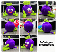 Ballon publicitaire gonflable géant de 3 m / 9,84 pi, mascotte de dessin animé personnalisée, modèle gonflable de dessin animé pour événements