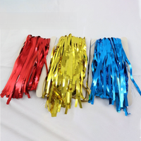 Rideau à franges en feuille métallisée de 1m*2m, couleurs assorties, écologique, de haute qualité, pour fête de Noël et toile de fond photo - Vente en gros