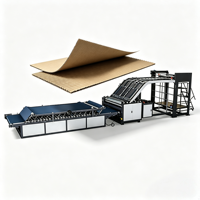 Machine de laminage automatique haute vitesse pour carton ondulé 3 plis