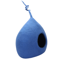 Produit le plus vendu Maison de chat en feutre Grotte de chat feutrée Lit confortable et chaud pour animaux de compagnie fabriqué avec de la laine mérinos écologique de Nouvelle-Zélande personnalisable