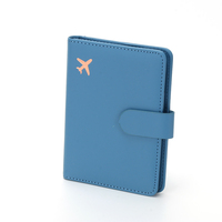 Porta Pasaportes Multifuncional de Piel Sintética con Protección RFID, Portátil y Económico, con Múltiples Ranuras para Tarjetas