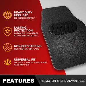 Alfombrillas de Lujo para Coche, Alfombras Universales Duraderas, Alfombrillas de PVC para Coche, Accesorios Interiores para Automóviles, Alfombrillas Personalizadas para Coche - Product Image 2