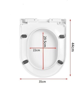 <span class=keywords><strong>Tapa</strong></span> de inodoro de cierre suave <span class=keywords><strong>universal</strong></span> de diseño ultrafino asequible Asiento de inodoro de fácil instalación - Product Image 4