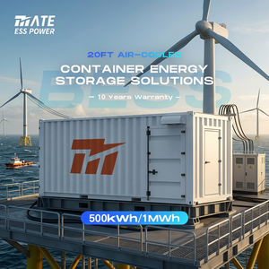 Batería de Iones de Litio MATE de 20 pies, Refrigerada por Aire, LiFePO4, 500kWh 1MWh, en Contenedor, <span class=keywords><strong>Cubo</strong></span> de Energía, BESS OEM para Parques Eólicos Marítimos - Product Image 1