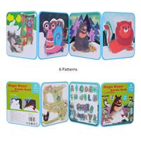 Kit buku mewarnai air ajaib mainan gambar untuk anak-anak bermain bermain buku corat-coret lukisan seni Set aktivitas