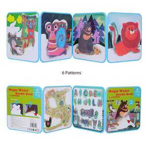 子供のための魔法の水彩画ブックキット描画おもちゃ遊び楽しい落書き本絵画アートアクティビティセット - Product Image 3