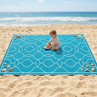 Tapis d'extérieur en polypropylène personnalisés (motif/logo/taille) – Tapis de camping et de patio sur mesure pour VR