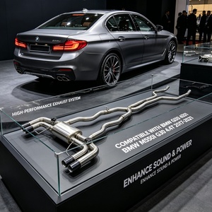 Sistema de Escape Catback de Alta Calidad con Valvetronic para <span class=keywords><strong>BMW</strong></span> M550i <span class=keywords><strong>550i</strong></span> G30 4.4T 2017-2021, Optimiza la Eficiencia del Escape - Product Image 1