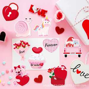 Valentine's Day Sticky Notes High Stickiness High Quality Office Learning Memo <b>Pad</b> Enterprise Customized LOGO Business Gifts - Product Image 2