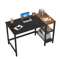 Escritorio de Computadora de Altura Fija con Cajones, Mesa de Estudio de MDF para Oficina en Casa, Dormitorio Estudiantil, Muebles para Habitaciones Pequeñas