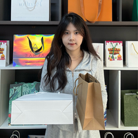 Sac en papier écologique biodégradable en kraft avec impression personnalisée pour la promotion de la marque