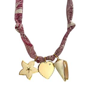 Collier Bandana pour Femme en Acier Inoxydable et Laiton, avec Pendentif Fille <span class=keywords><strong>de</strong></span> la Plage en <span class=keywords><strong>Course</strong></span>, Thème Océan, Style Mode - Product Image 4