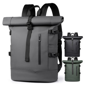 Thời Trang Đơn Giản Đa Chức Năng Kinh Doanh Du Lịch Máy Tính Xách Tay Ba Lô Máy Tính Xách Tay Túi Không Thấm Nước Kinh Doanh Ba Lô Cuộn Hàng Đầu Máy Tính Xách Tay Ba Lô - Product Image 1