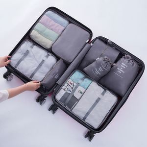 High Quality Polyester Organizer Bag Set Pack Box Storages for Clothes <b>Suitcase</b> Convenient Travel Packing Cubes Luggage - Product Image 2