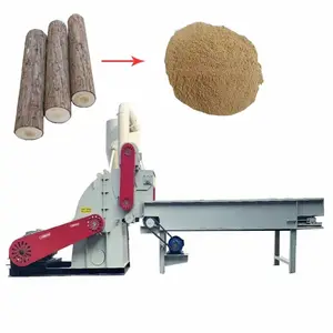 Baixo custo Chipper De Madeira Pulverizer Wood Pellet Mill Machine Tree Branch Shredder Madeira Em Máquina De Serragem