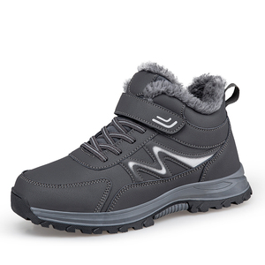 <span class=keywords><strong>Botas</strong></span> de Nieve para Hombre y <span class=keywords><strong>Mujer</strong></span>, <span class=keywords><strong>Botas</strong></span> de Trabajo, <span class=keywords><strong>Botas</strong></span> de Seguridad, Forradas de Felpa Gruesa, Acolchadas de Algodón, Cálidas, para Senderismo, Excursionismo, de Cuero PU - Product Image 3