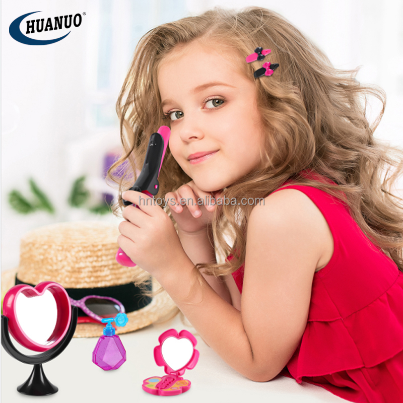 Kit De Peluquería Para Niñas – Set De Salón Con Secador, Alisador Y Accesorios Realistas, Juego De Simulación De Peinado