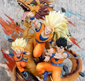 Figura Coleccionable de PVC de 27 cm de Dragon Ball Z, <span class=keywords><strong>Son</strong></span> <span class=keywords><strong>Goku</strong></span>, Vegeta, <span class=keywords><strong>Son</strong></span> Gohan, Super Saiyan, Regalo Japonés, Estatua de Anime - Product Image 3