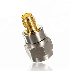 RF Coaxial Connector F Male Plug To SMA Female Jack Straight Adapter