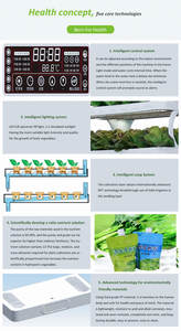Maison Intérieure Jardin Intelligent Intelligent Microgreens Aquaponique Kit Vertical Hydroponique Aéroponique Cabinet de Culture Hydroponique - Product Image 5