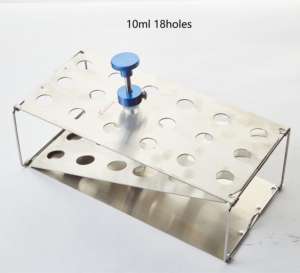 Rak jarum suntik medis baja tahan karat promosi dudukan berdiri kanula penyedot lemak aksesori lipat - Product Image 5