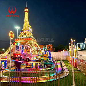 <span class=keywords><strong>Tren</strong></span> de Parque Temático al Aire Libre con Diseño de Acero Estilo París con Luces LED Brillantes para Uso en Centros Comerciales - Product Image 2